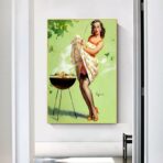 affiche pin up année 50