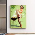 affiche pin up année 50