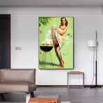 affiche pin up année 50