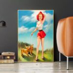 affiche pin up année 60