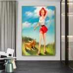 affiche pin up année 60