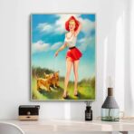 affiche pin up année 60