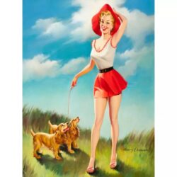 affiche pin up annee 60