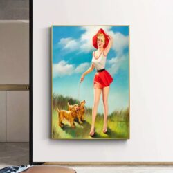 affiche pin up année 60