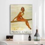affiche pin up vintage