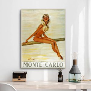 affiche pin up vintage