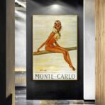 affiche pin up vintage