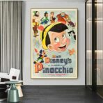 affiche pinocchio disney