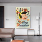 affiche pinocchio disney