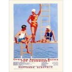 affiche piscine vintage
