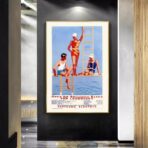 affiche piscine vintage
