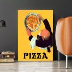 affiche pizza vintage