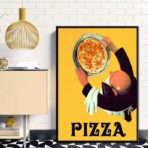 affiche pizza vintage