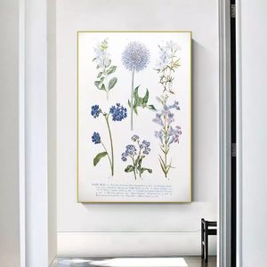 affiche plante vintage