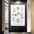 affiche plante vintage