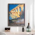 affiche pont du gard