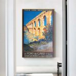 affiche pont du gard
