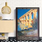 affiche pont du gard