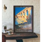 affiche pont du gard