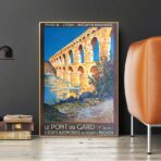 affiche pont du gard