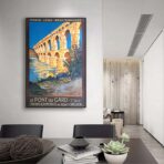 affiche pont du gard