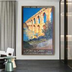 affiche pont du gard