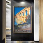 affiche pont du gard