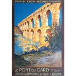 affiche pont du gard