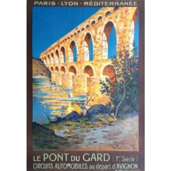 affiche pont du gard
