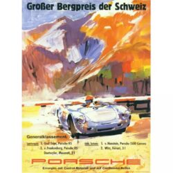 affiche porsche vintage
