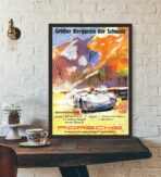 affiche porsche vintage