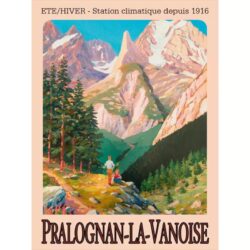 affiche pralognan la vanoise