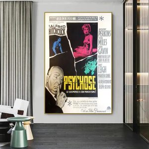 affiche psychose alfred hitchcock