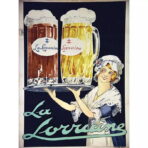affiche publicitaire alcool vintage