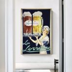 affiche publicitaire alcool vintage