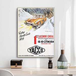 affiche publicitaire citroën