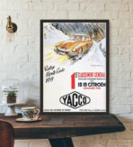 affiche publicitaire citroen
