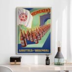 affiche publicitaire heineken