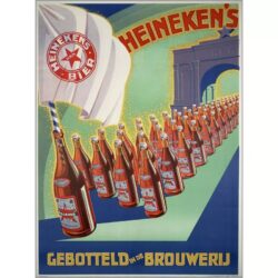 affiche publicitaire heineken