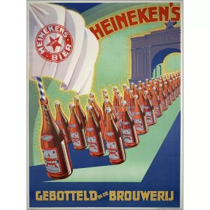 affiche publicitaire heineken