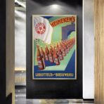 affiche publicitaire heineken