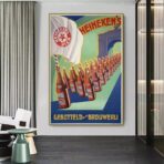 affiche publicitaire heineken