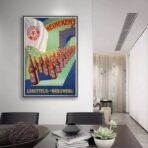 affiche publicitaire heineken