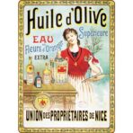 affiche publicitaire huile d'olive