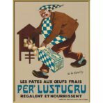 affiche publicitaire lustucru