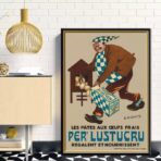 affiche publicitaire lustucru