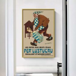 affiche publicitaire lustucru