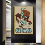 affiche publicitaire lustucru