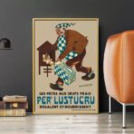 affiche publicitaire lustucru