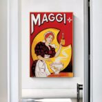 affiche publicitaire maggi